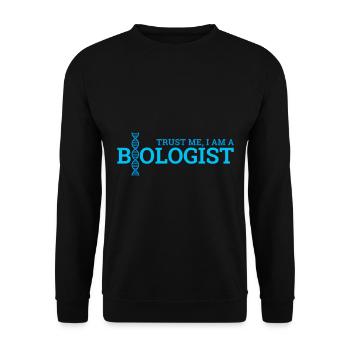biologie - Sweat-shirt Unisexe - noir - Devant - Alina (178cm) & Michal (187cm)