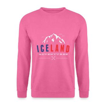 Iceland - Unisex Sweatshirt - pink - Front