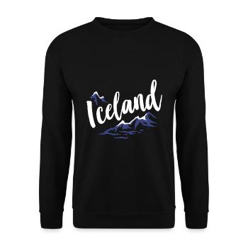 Island - Unisex Pullover - Schwarz - Vorne - Alina (178cm) & Michal (187cm)