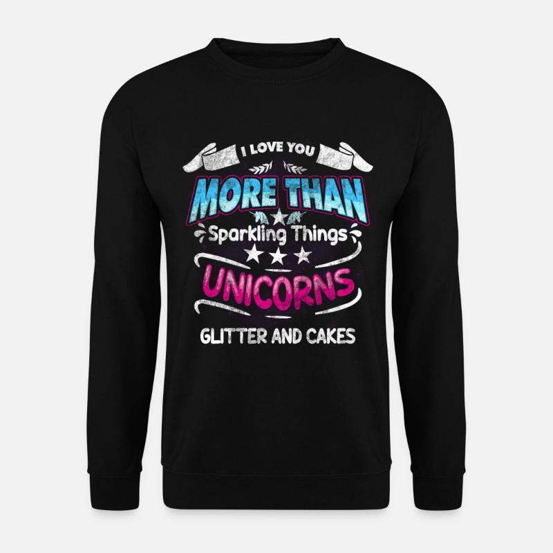 Licorne - Sweat-shirt Unisexe - noir