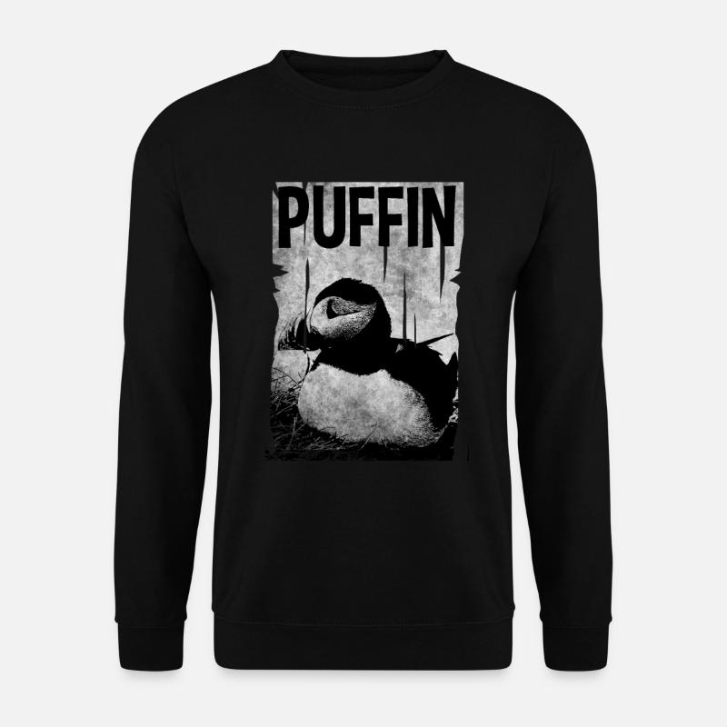 Puffin Puffin Puffin - Unisex Sweatshirt - black