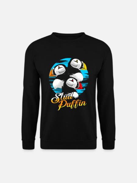 Puffin Puffin Puffin - Unisex Sweatshirt - black