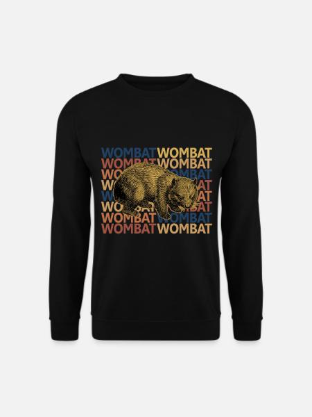 wombat - Unisex Pullover - Schwarz