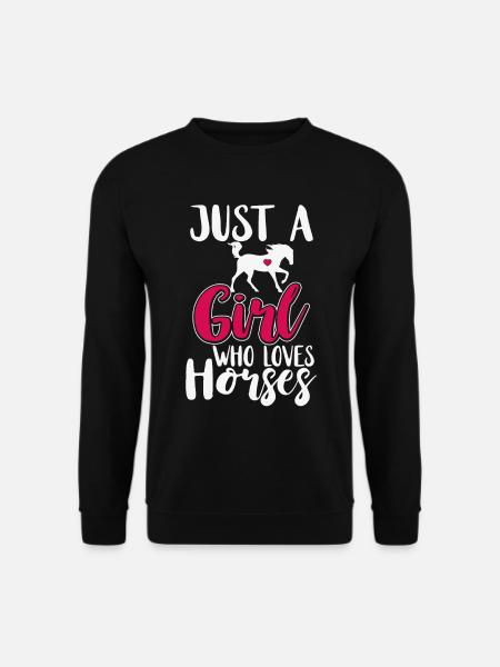 Reiten - Unisex Pullover - Schwarz