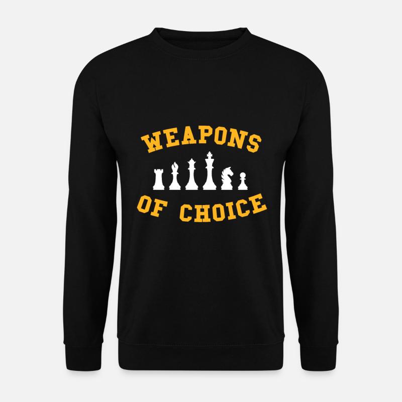 échecs - Sweat-shirt Unisexe - noir