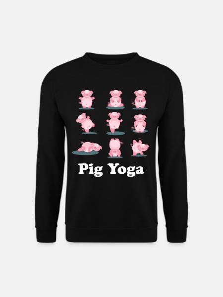 Jahr des Schweins Chinesisches Neujahr 2019 Sternzeichen - Unisex Pullover - Schwarz