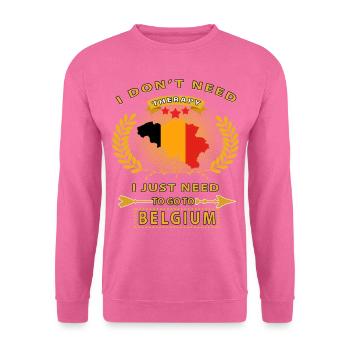 Belgium - Unisex Sweatshirt - pink - Front