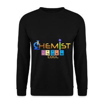 chimiste - Sweat-shirt Unisexe - noir - Devant - Alina (178cm) & Michal (187cm)