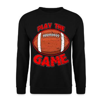 Football américain - Sweat-shirt Unisexe - noir - Devant - Alina (178cm) & Michal (187cm)