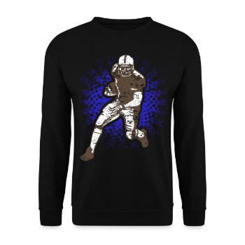 Football américain - Sweat-shirt Unisexe - noir - Devant - Alina (178cm) & Michal (187cm)