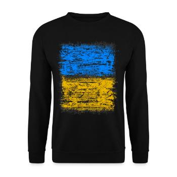 Ukraine - Sweat-shirt Unisexe - noir - Devant - Alina (178cm) & Michal (187cm)