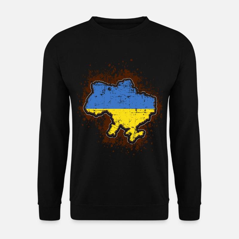Ukraine - Unisex Pullover - Schwarz