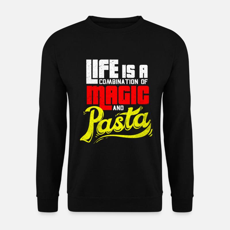 Pasta - Unisex Pullover - Schwarz