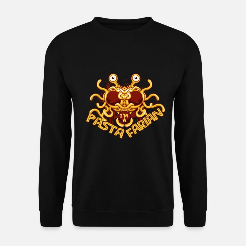 Pasta Spaghetti FSM Italien Nudeln Pesto Koch - Unisex Pullover - Schwarz