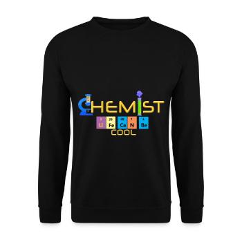 Chimiste - Sweat-shirt Unisexe - noir - Devant - Alina (178cm) & Michal (187cm)