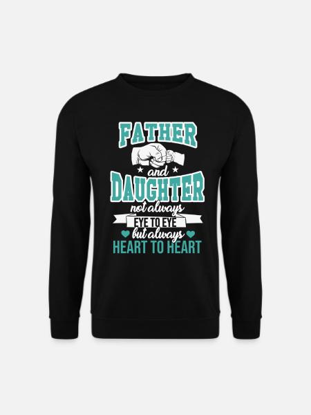 father and daughter - Unisex Sweatshirt - black