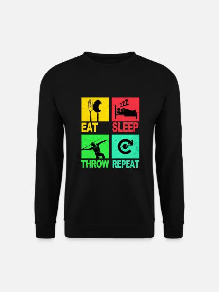 Speerwerfen Antike Griechenland Athlet Speer - Unisex Pullover - Schwarz
