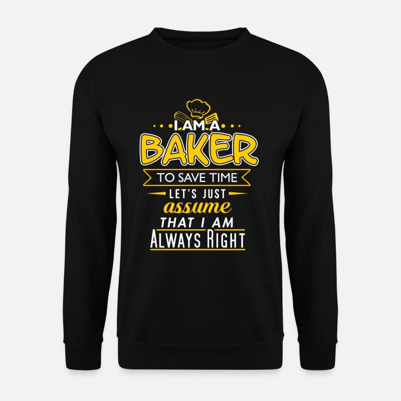 Bäcker - Unisex Pullover - Schwarz