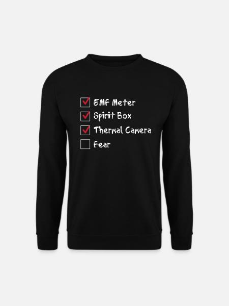 Le fantôme fantôme hante le paranormal - Sweat-shirt Unisexe - noir