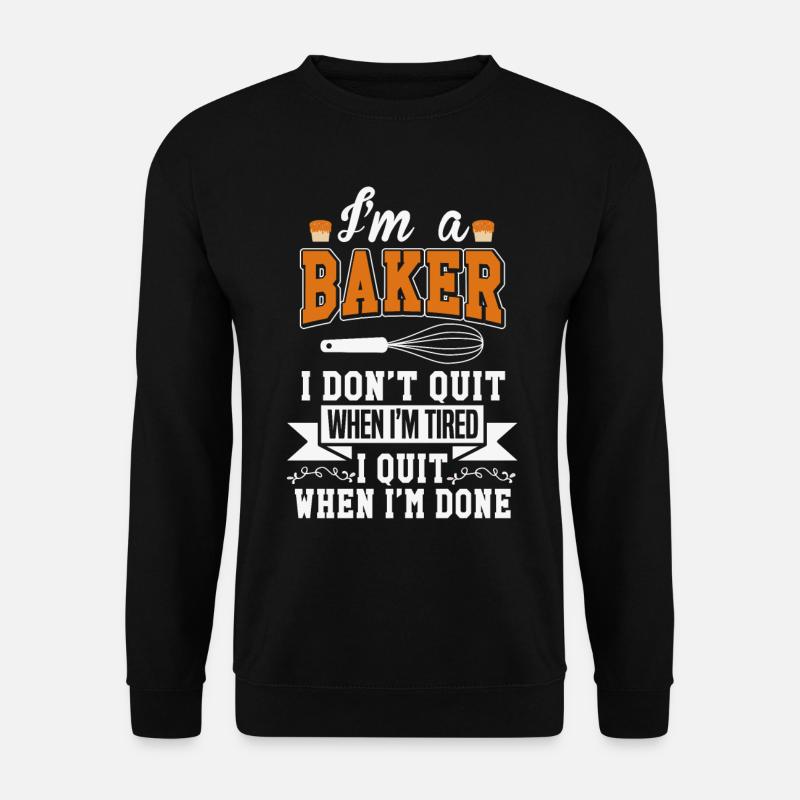 Bäcker - Unisex Pullover - Schwarz