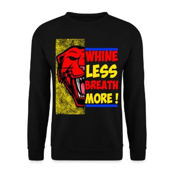 Panther - Unisex Pullover - Schwarz - Vorne - Alina (178cm) & Michal (187cm)