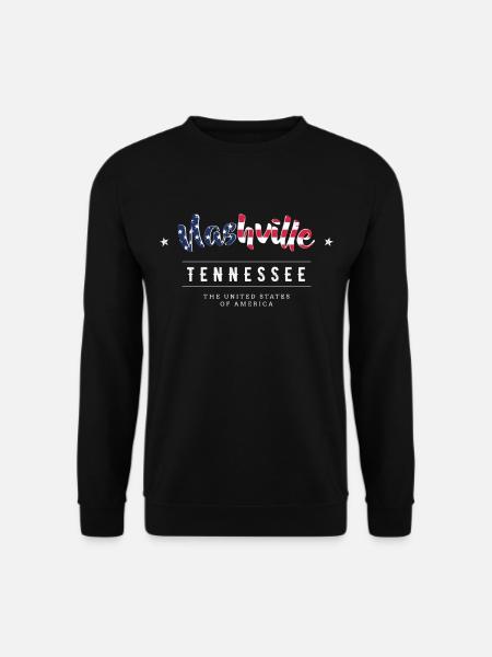 Nashville Country Music USA Tennessee Gift - Unisex Sweatshirt - black