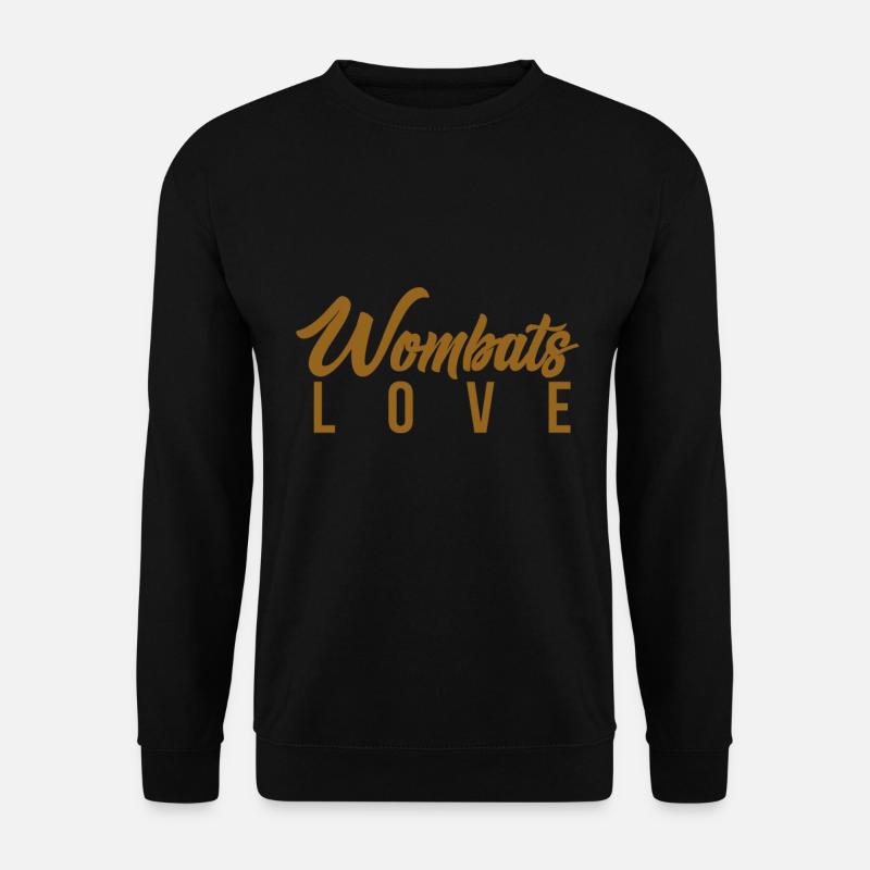 wombat - Unisex Sweatshirt - black