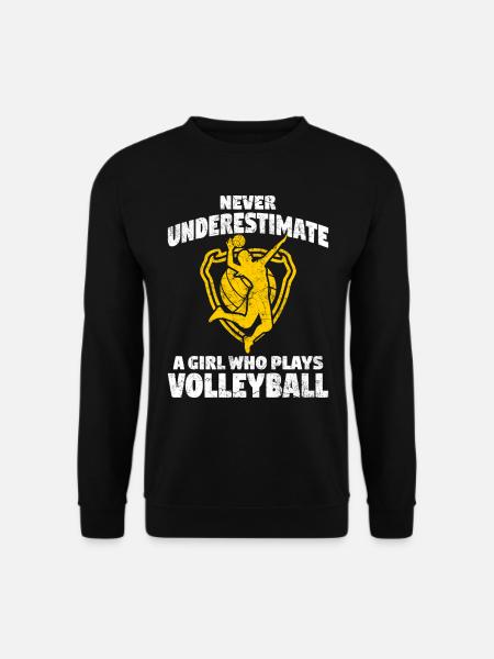 Volleyball player volleyball - Unisex Sweatshirt - black