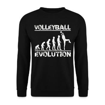 Evolution Volleyball - Unisex Pullover - Schwarz - Vorne - Alina (178cm) & Michal (187cm)