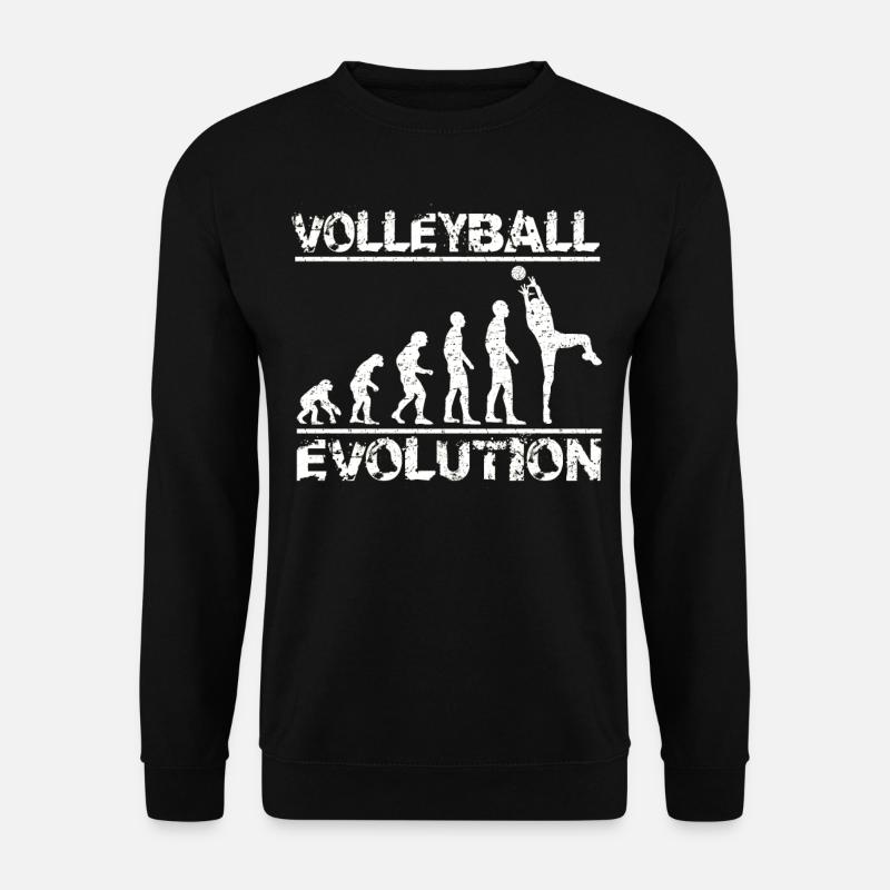 Volleyball Evolution - Sweat-shirt Unisexe - noir