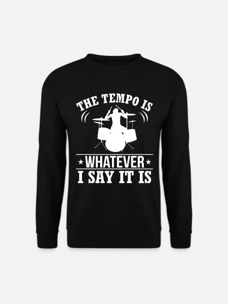 Drums - Unisex Sweatshirt - black
