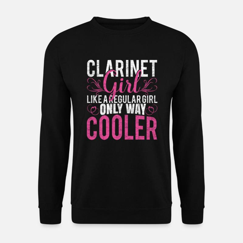 clarinette - Sweat-shirt Unisexe - noir