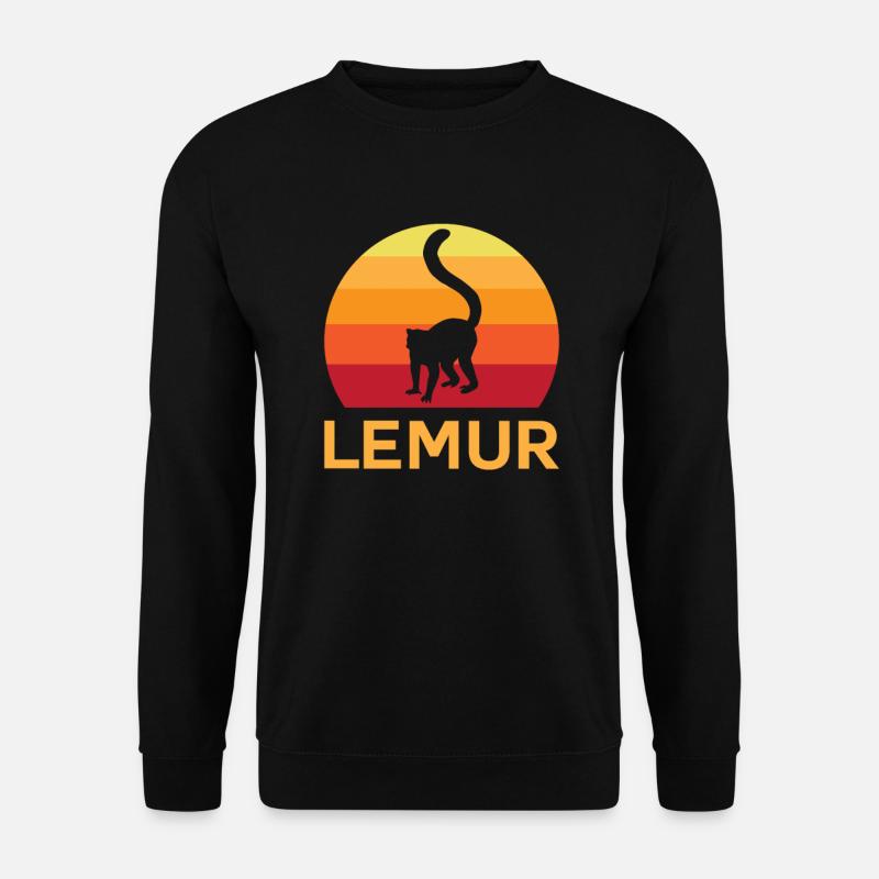 lemur - Unisex Sweatshirt - black