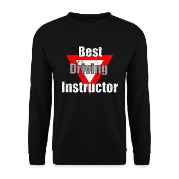cool instructeur de conduite Fahrschule Instructeur de conduite cadeau - Sweat-shirt Unisexe - noir - Devant - Alina (178cm) & Michal (187cm)