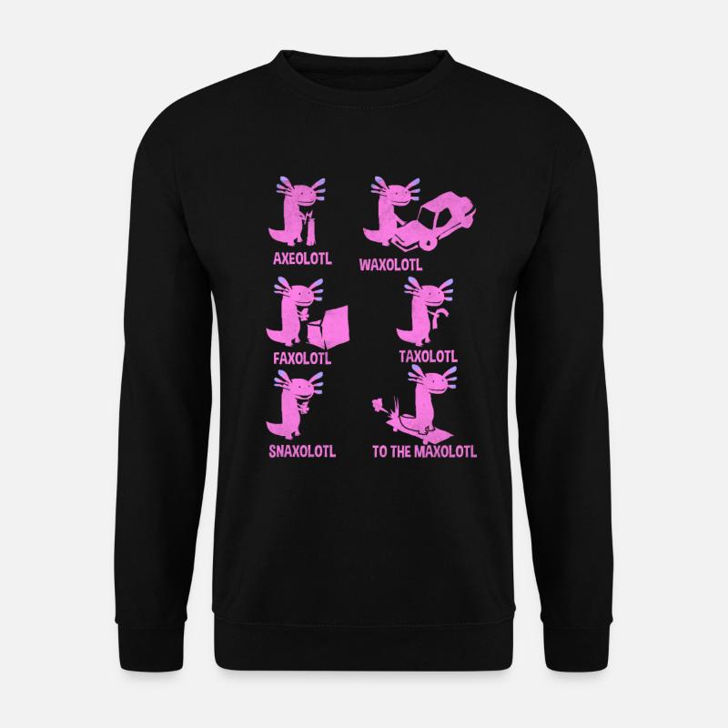 axolotl - Unisex Sweatshirt - black