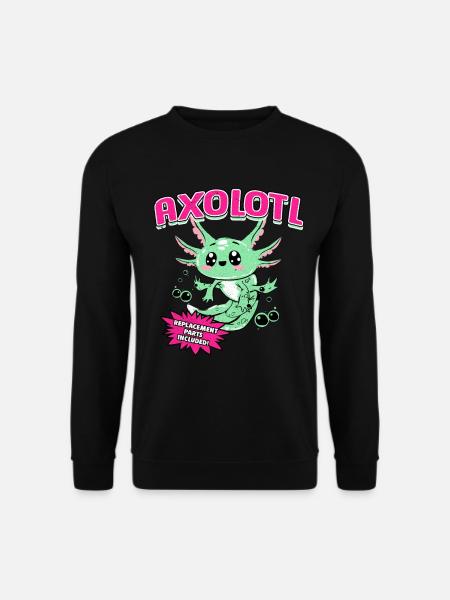 Axolotl - Unisex Pullover - Schwarz