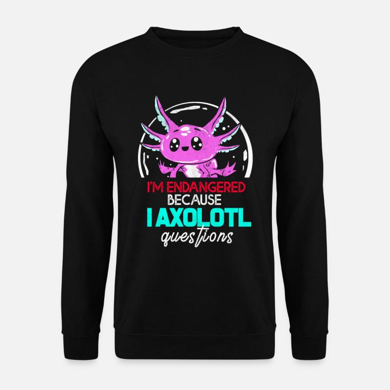 axolotl - Unisex Sweatshirt - black