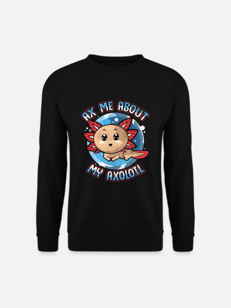 Axolotl - Unisex Pullover - Schwarz