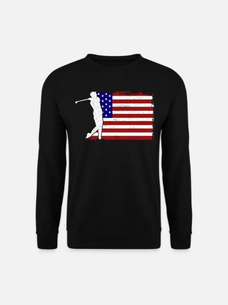Golf Amerika - Unisex Pullover - Schwarz
