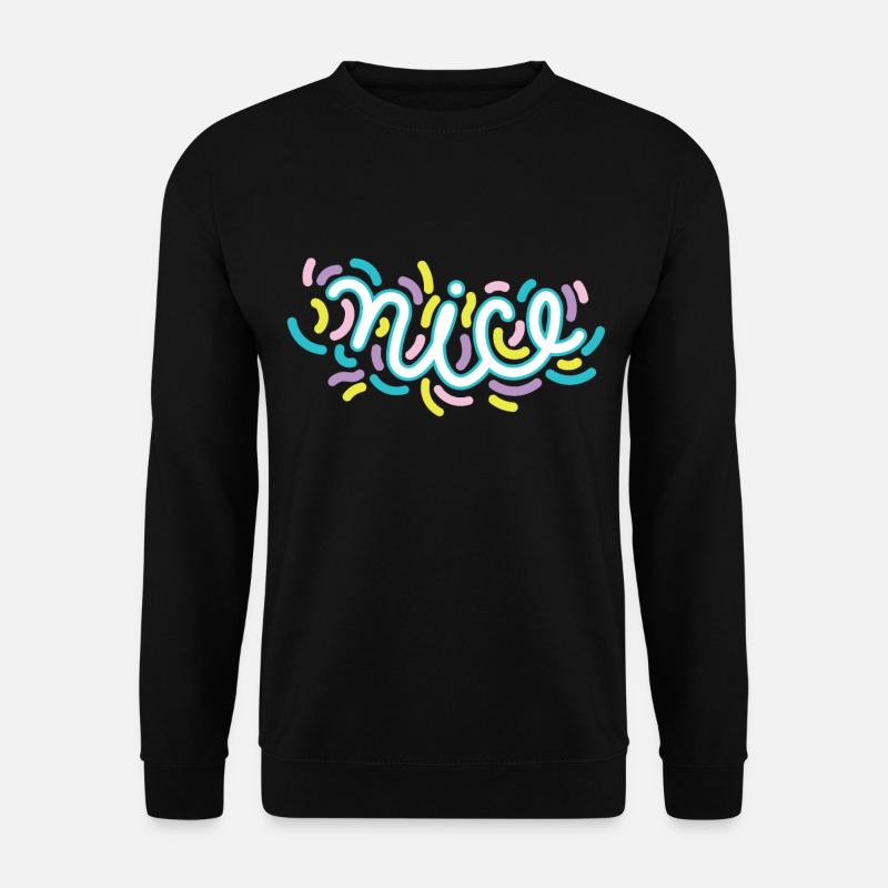 Nice - Unisex Sweatshirt - black