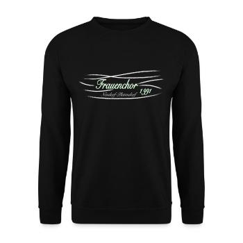 Frauenchor Platendorf - Unisex Sweatshirt - black - Front - Alina (178cm) & Michal (187cm)
