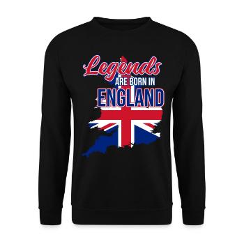 Angleterre - Sweat-shirt Unisexe - noir - Devant - Alina (178cm) & Michal (187cm)