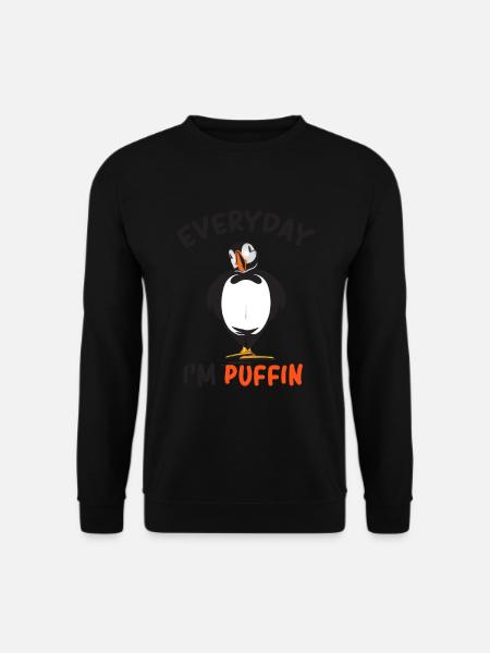puffin - Unisex Sweatshirt - black