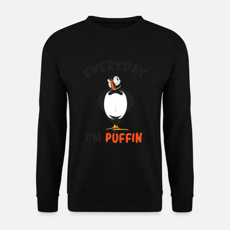 puffin - Unisex Sweatshirt - black