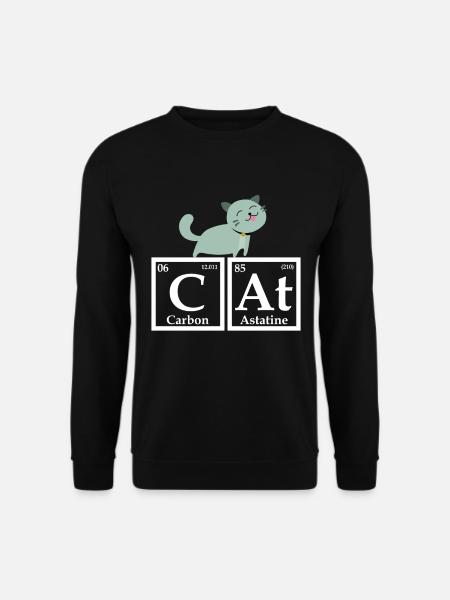 Elements as CAT - Unisex Sweatshirt - black