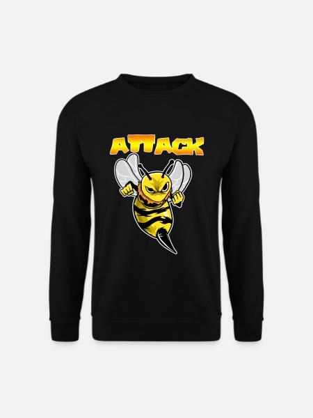 Bee and honey - Unisex Sweatshirt - black