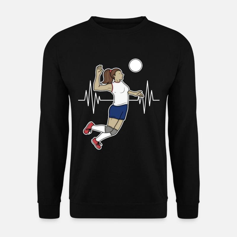 volleyball Volleyball Volleyballer - Unisex Pullover - Schwarz