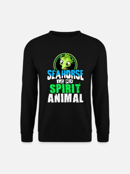 Hippocampe - Sweat-shirt Unisexe - noir