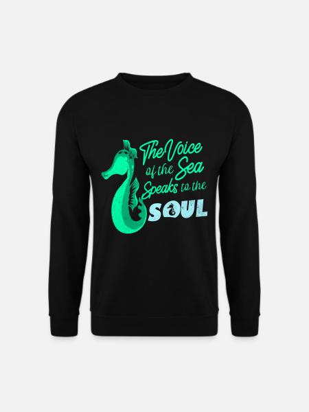 Seahorse - Unisex Sweatshirt - black