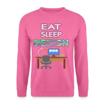Designer - Künstler - Designen - Unisex Pullover - Pink - Vorne